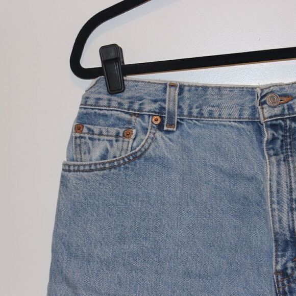 Levi's  550 High Waisted Jean Shorts Women size 30 - Picture 6 of 10